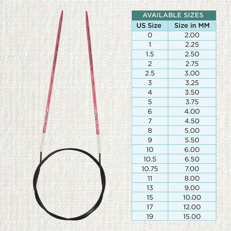 Knit Pro Dreamz Fixed Circular Needles 24" (60cm) | US Size 2 (2.75mm) - Image 4